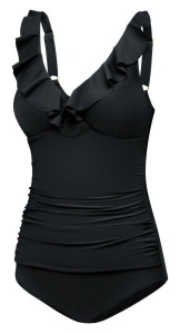 Купальник закритий для жінок Aqua Speed LYDIA 61367 чорний Жін 36 631-01
