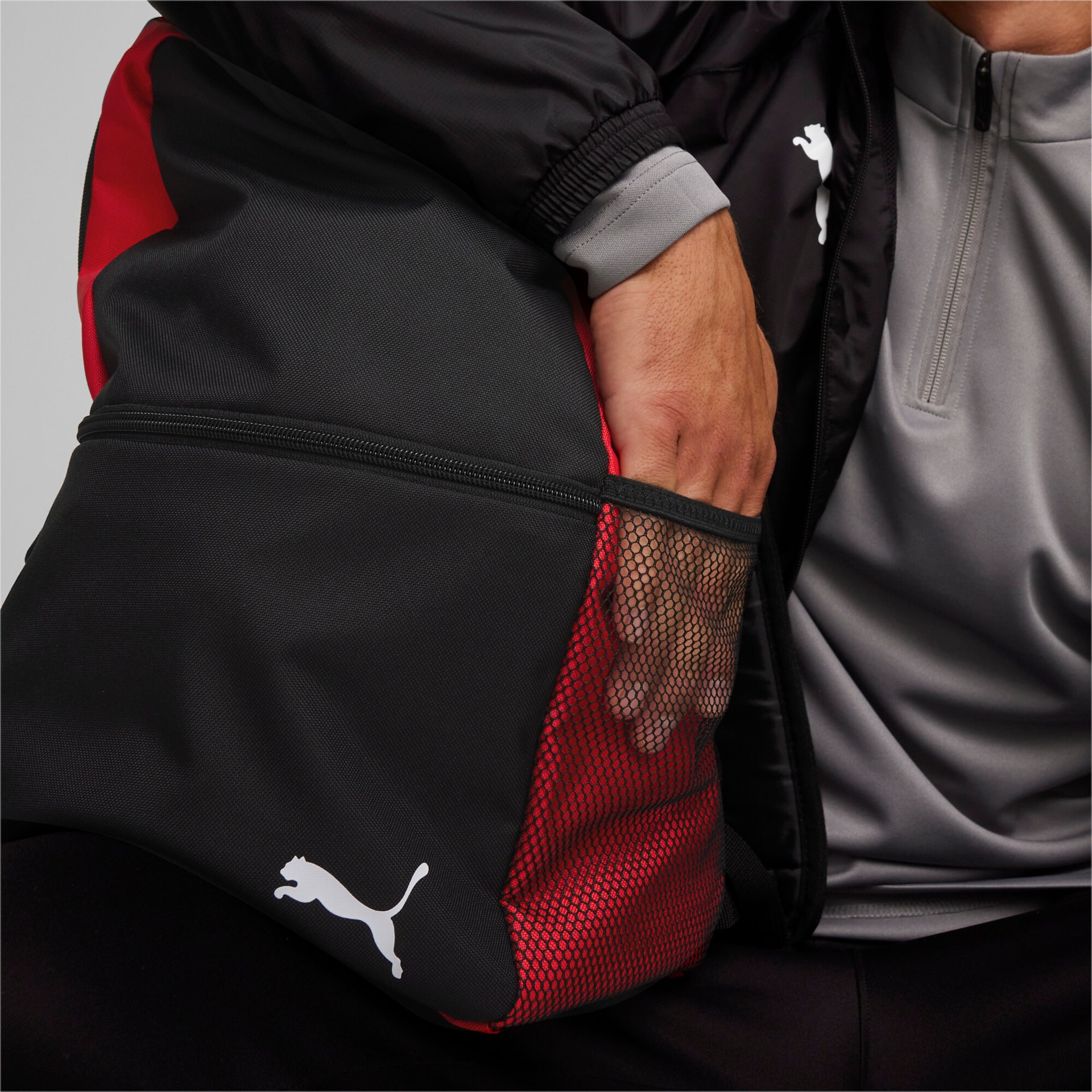 Рюкзак Puma teamGOAL Backpack Core 20L красный Уни 12x30x42 см 090238-03