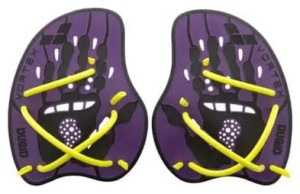 Лопатки для плавання Arena VORTEX EVOLUTION HAND PADDLE фіолетовий, жовтий Уні L 95232-140