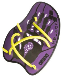 Лопатки для плавання Arena VORTEX EVOLUTION HAND PADDLE фіолетовий, жовтий Уні L 95232-140