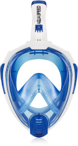 Маска Повнолицьова Aqua Speed DRIFT 7086 білий, синій Уні S/M 249-51