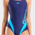 Купальник закритий для жінок Arena STRIPEFLO SWIMSUIT SWIM PRO BA синій, блакитний Жін 44 011175-780