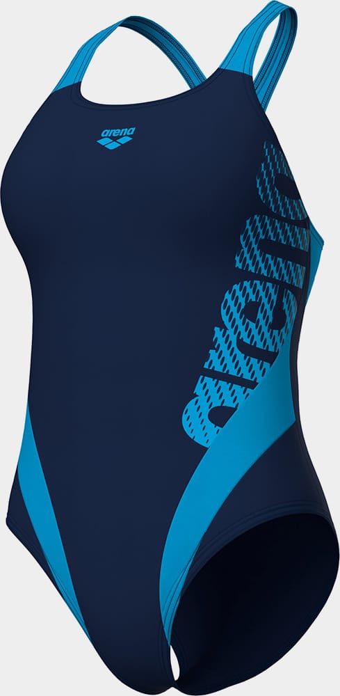 Купальник закритий для жінок Arena STRIPEFLO SWIMSUIT SWIM PRO BA синій, блакитний Жін 44 011175-780