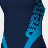 Купальник закритий для жінок Arena STRIPEFLO SWIMSUIT SWIM PRO BA синій, блакитний Жін 44 011175-780