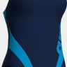 Купальник закритий для жінок Arena STRIPEFLO SWIMSUIT SWIM PRO BA синій, блакитний Жін 44 011175-780