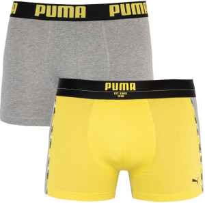 Труси-боксери Puma STATEMENT BOXER 2P жовтий, сірий Чол L 501006001-020