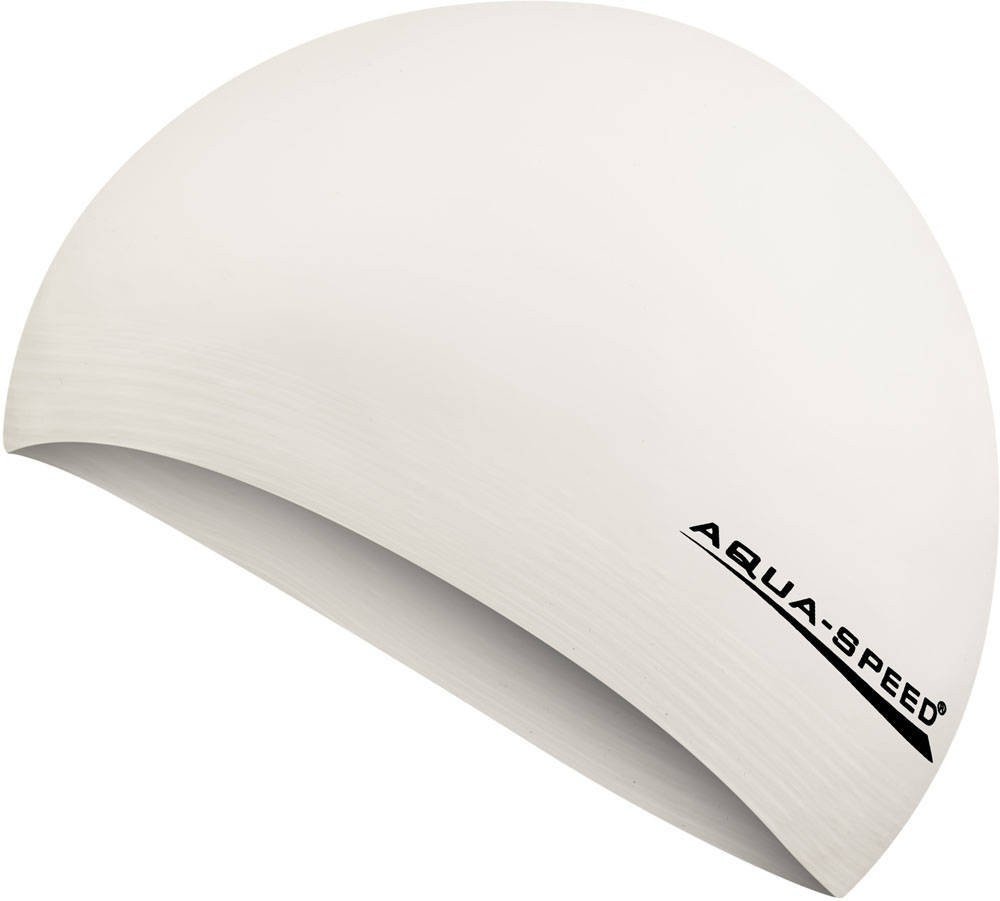 Шапочка для плавання Aqua Speed SOFT LATEX 5728 білий Уні OSFM 122-05