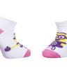 Шкарпетки MINION BRAS OUVERTS білий, рожевий Діт 27-30 арт 83890431-4 83890431-4