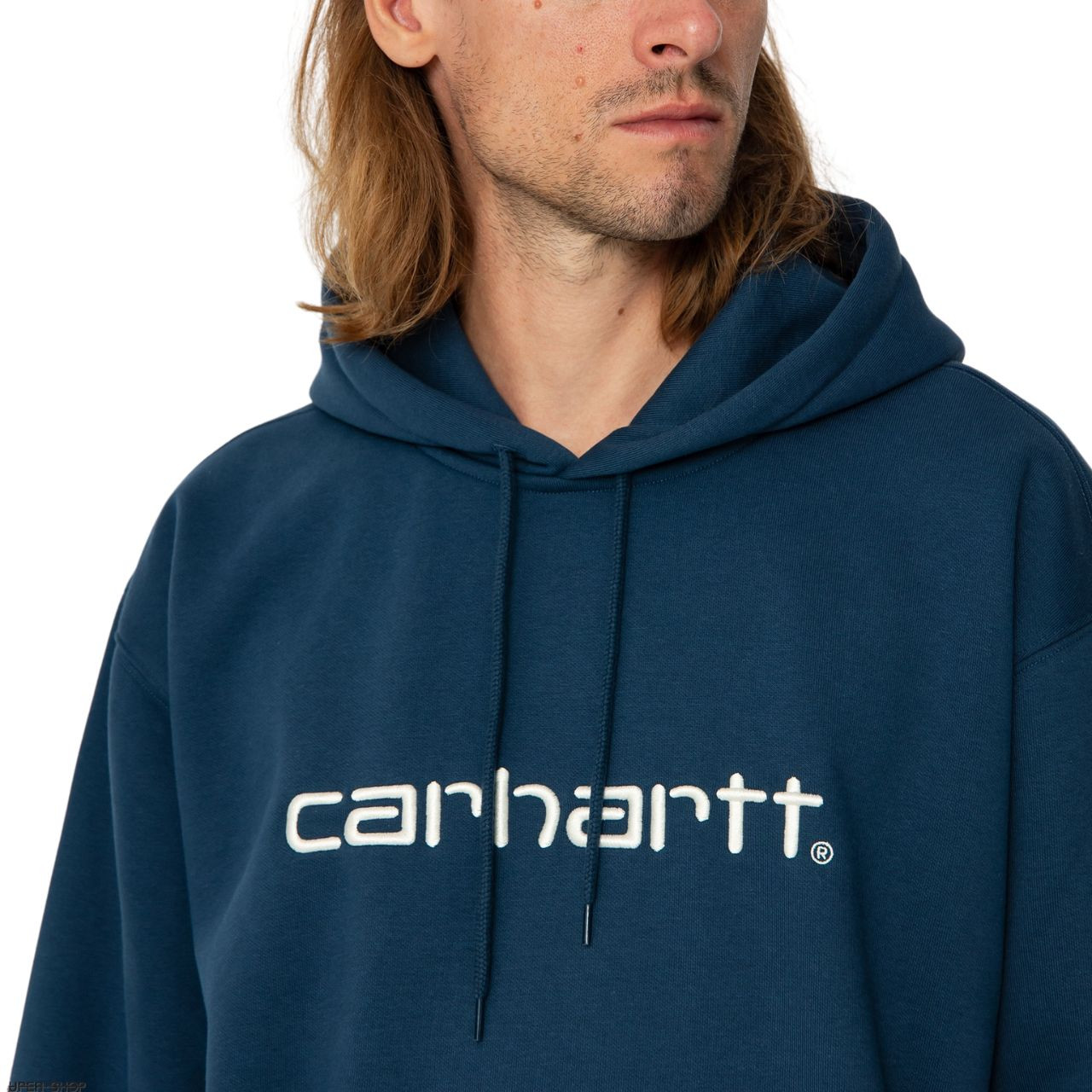 Толстовка Carhartt Hooded Sweat I030547 Squid / Salt