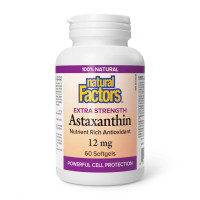 Софт гелеві капсули Natural Factors Astaxanthin 12mg - 60 softgels 2023-10-6548