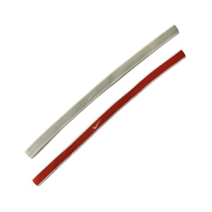 Пов'язка на голову комплект-резинок на голову Nike (2шт) (червона+сіра) 2021.406.OS-1 2021.406.OS-1