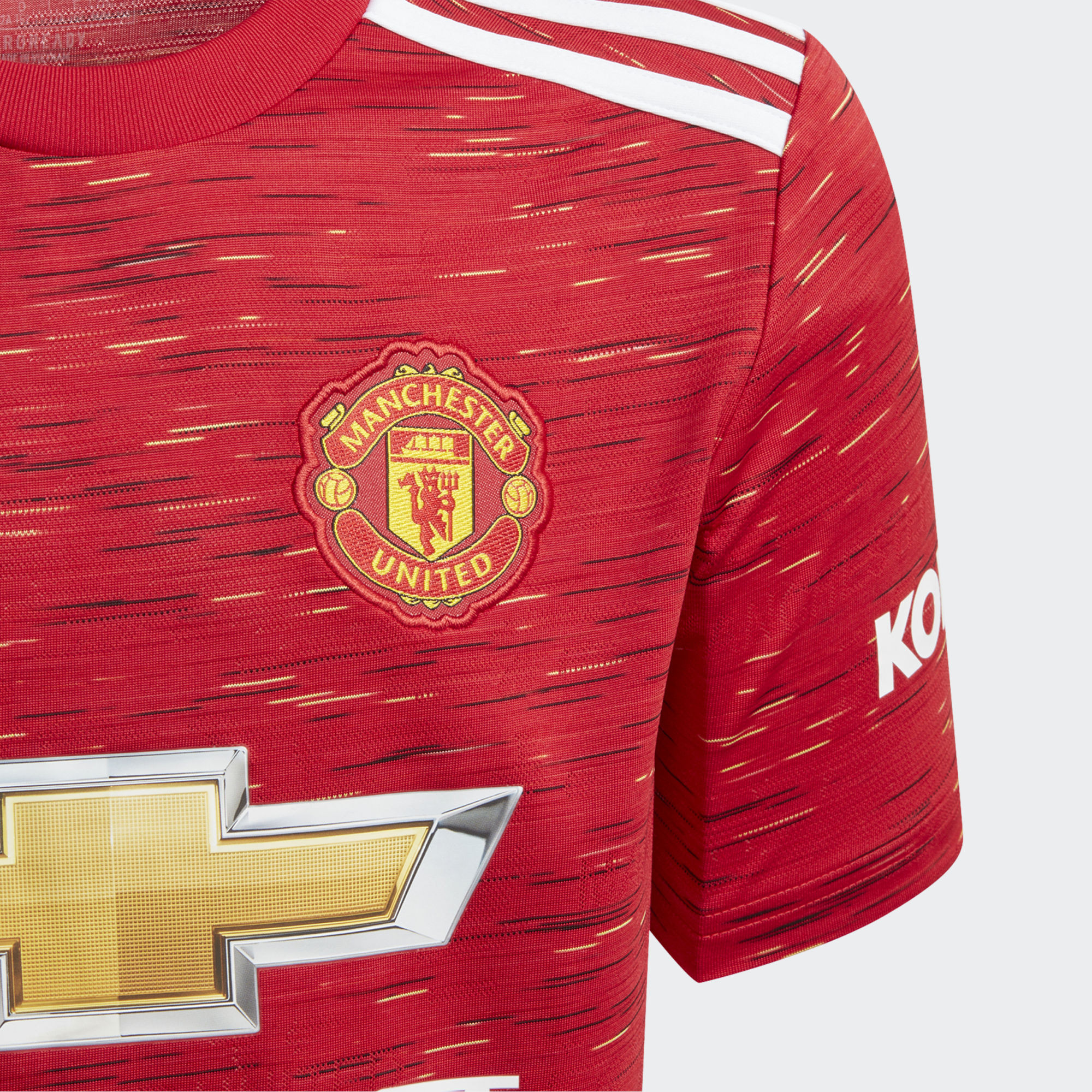 Футболка adidas Manchester United 20/21 Home Junio FM4292