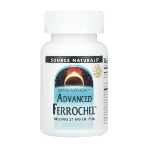 Таблетки Source Naturals Advanced Ferrochel™ 27mg - 90 tabs 2023-10-4623