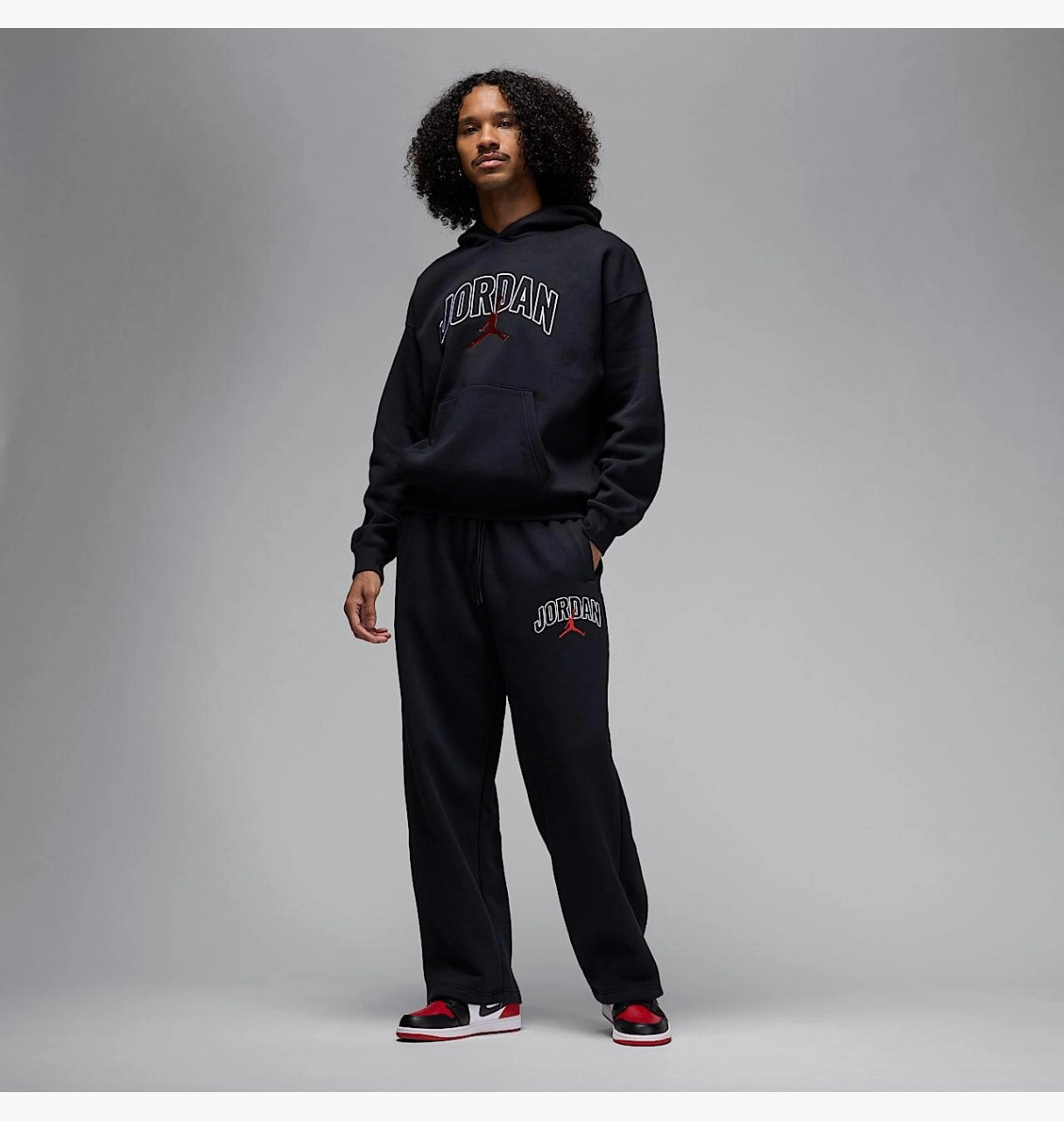 Костюм спортивний чоловічий Air Jordan M Flt Flc Po Black IB7243-010__IB7241-010