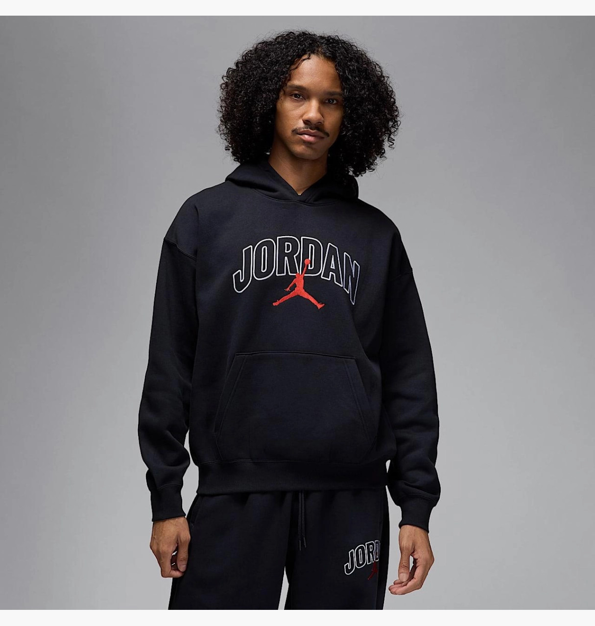 Костюм спортивний чоловічий Air Jordan M Flt Flc Po Black IB7243-010__IB7241-010