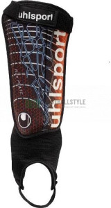 Щитки футбольні Uhlsport FLEX PLATE чорно-жовтогарячі 1006782 02 1006782-02