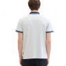 Поло POLO WITH DETAILED COLLAR 1040822ХХ27054 Tom Tailor L Білий 1040822ХХ27054