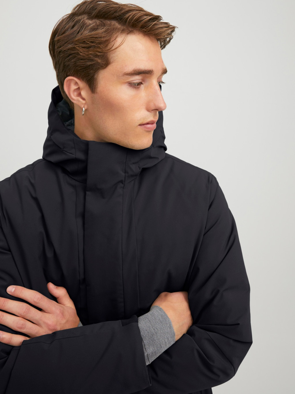 Куртка JPRBLATIGER PARKA SN 12213852-Black Jack&Jones L Чорний 12213852-Black