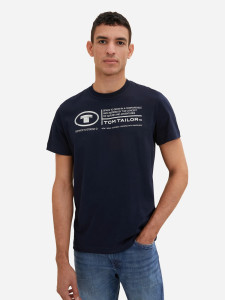 Футболка 1035611-10668 Tom Tailor L Темно-синій 1035611-10668