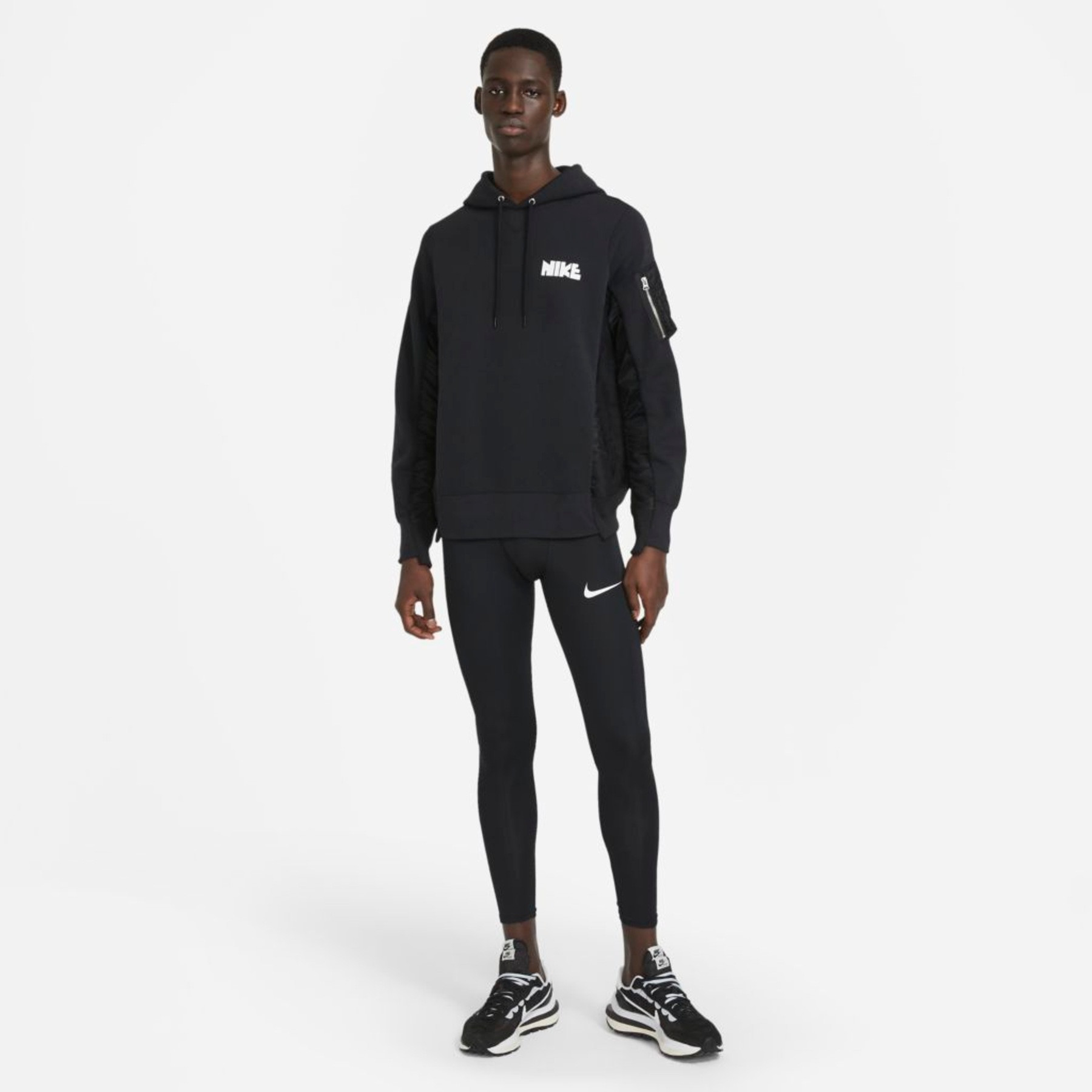 Худі Nike x Sacai Hoodie 'Black CW2419-010