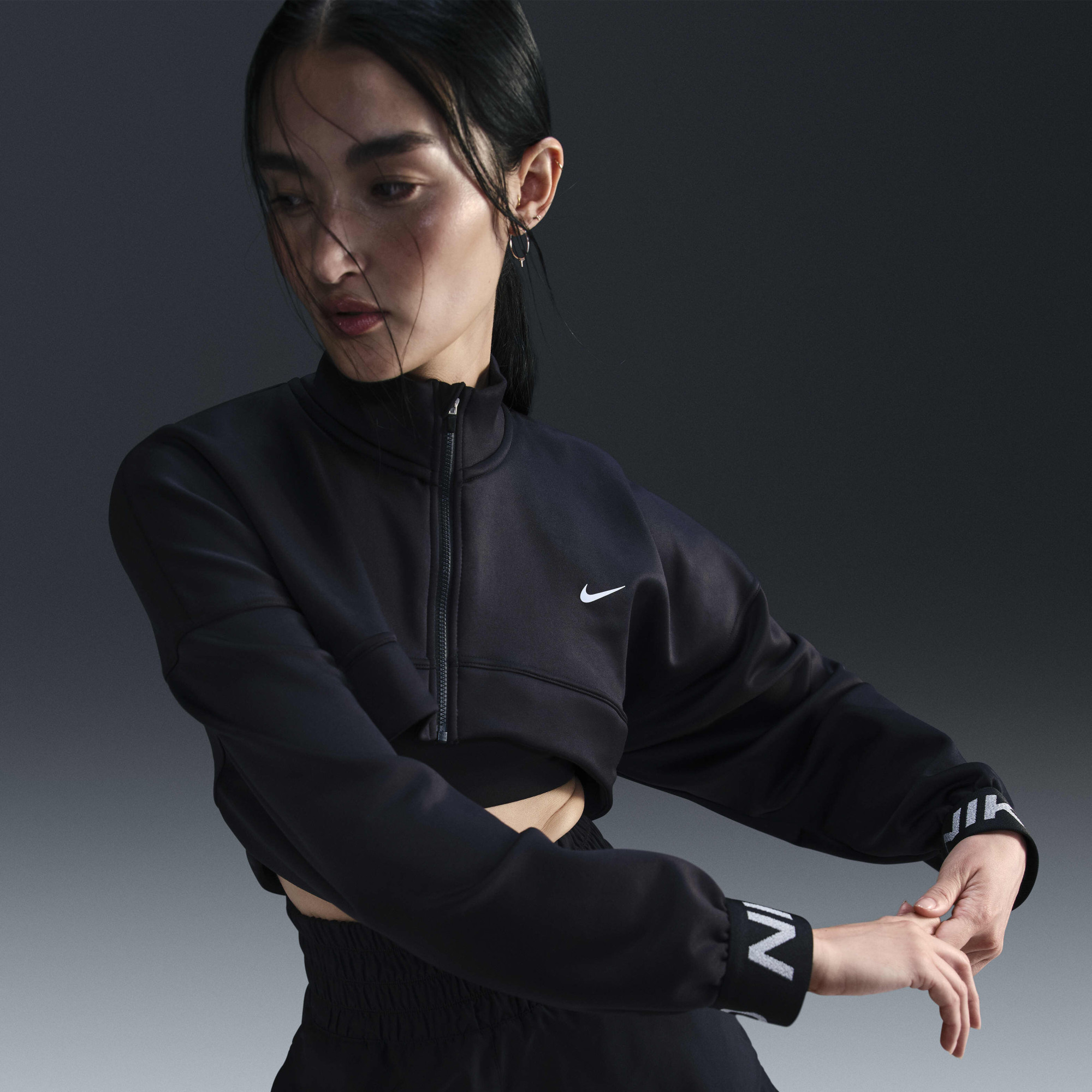 Кофта жіноча Nike Profleece Top Black FV8097-010