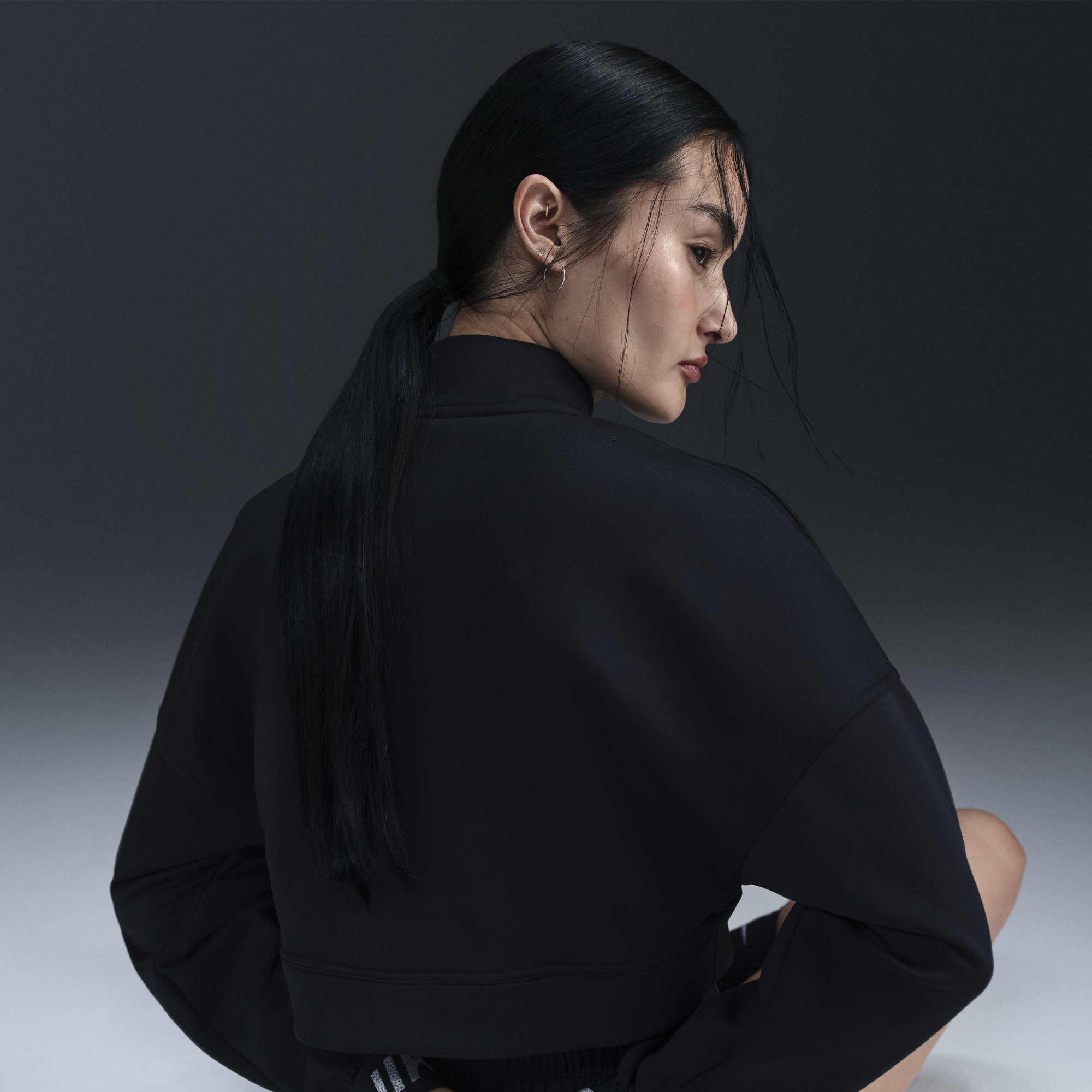 Кофта жіноча Nike Profleece Top Black FV8097-010