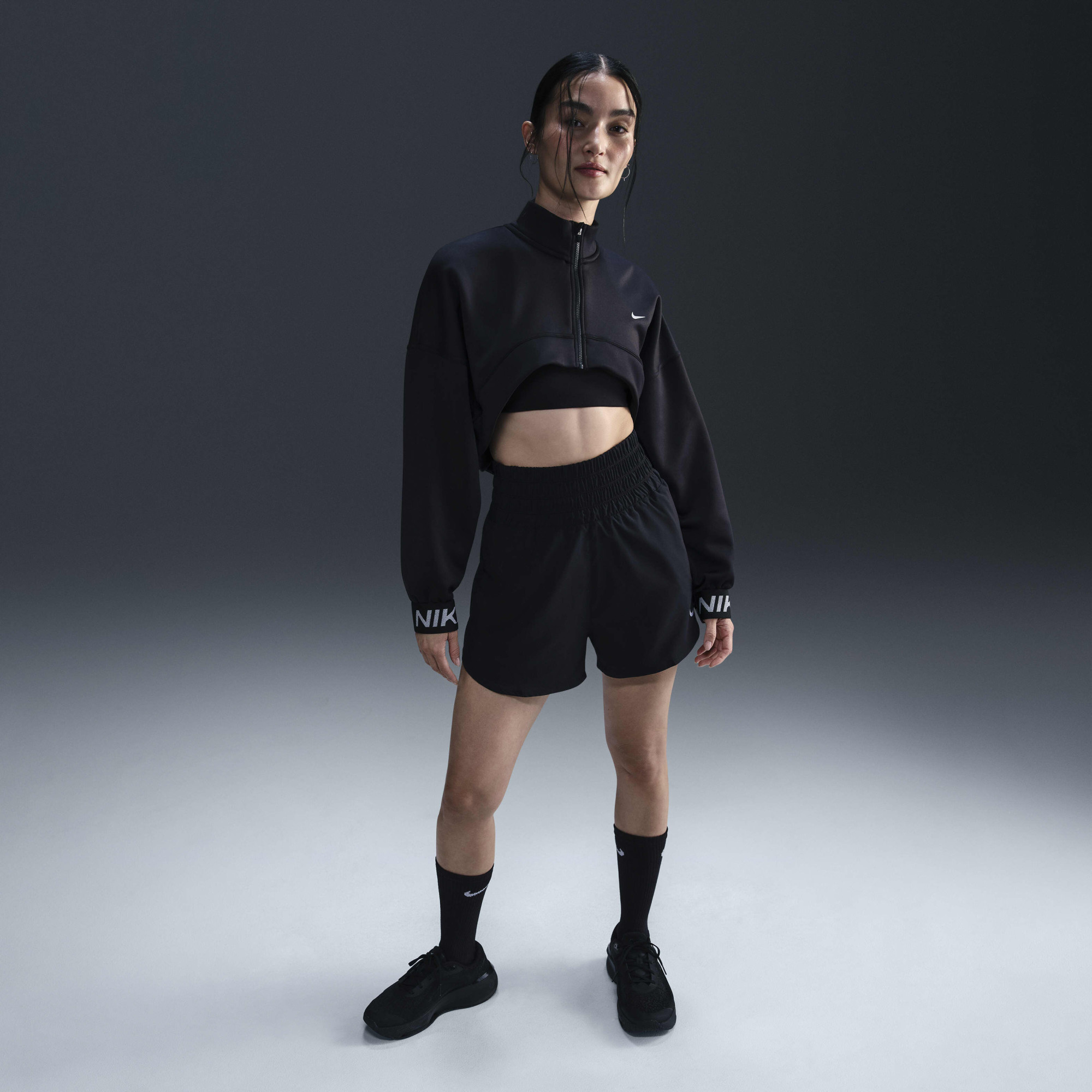 Кофта жіноча Nike Profleece Top Black FV8097-010