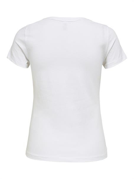 Футболка ONLLUX LIFE FIT S/S TOP BOX JRS 15231606-Bright White ONLY XS Білий 15231606-Bright White