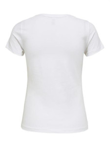 Футболка ONLLUX LIFE FIT S/S TOP BOX JRS 15231606-Bright White ONLY XS Білий 15231606-BRIGHT WHITE