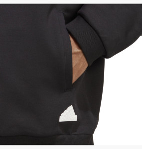 Кофта бомбер Adidas 3D logo (чорний) IC3717