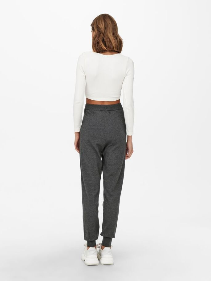 Штани ONLYOUNGER PANTS KNT 15238341-Dark Grey Melange ONLY L Темно-сірий 15238341-Dark Grey Melang