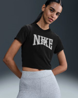 Футболка W NSW SLIM CROP TEE STREET HQ1709-010 Nike L Чорний HQ1709-010