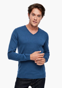 Светр 03.899.61.7623-57W2 s.Oliver M Синій 03.899.61.7623-57W2