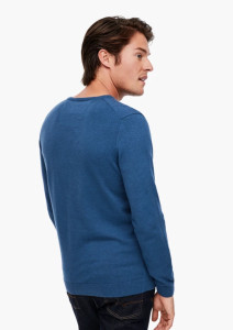 Светр 03.899.61.7623-57W2 s.Oliver M Синій 03.899.61.7623-57W2