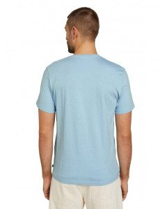 Футболка printed crewneck logo t-shirt 1030527XX1026298 Tom Tailor L Блакитний 1030527XX1026298