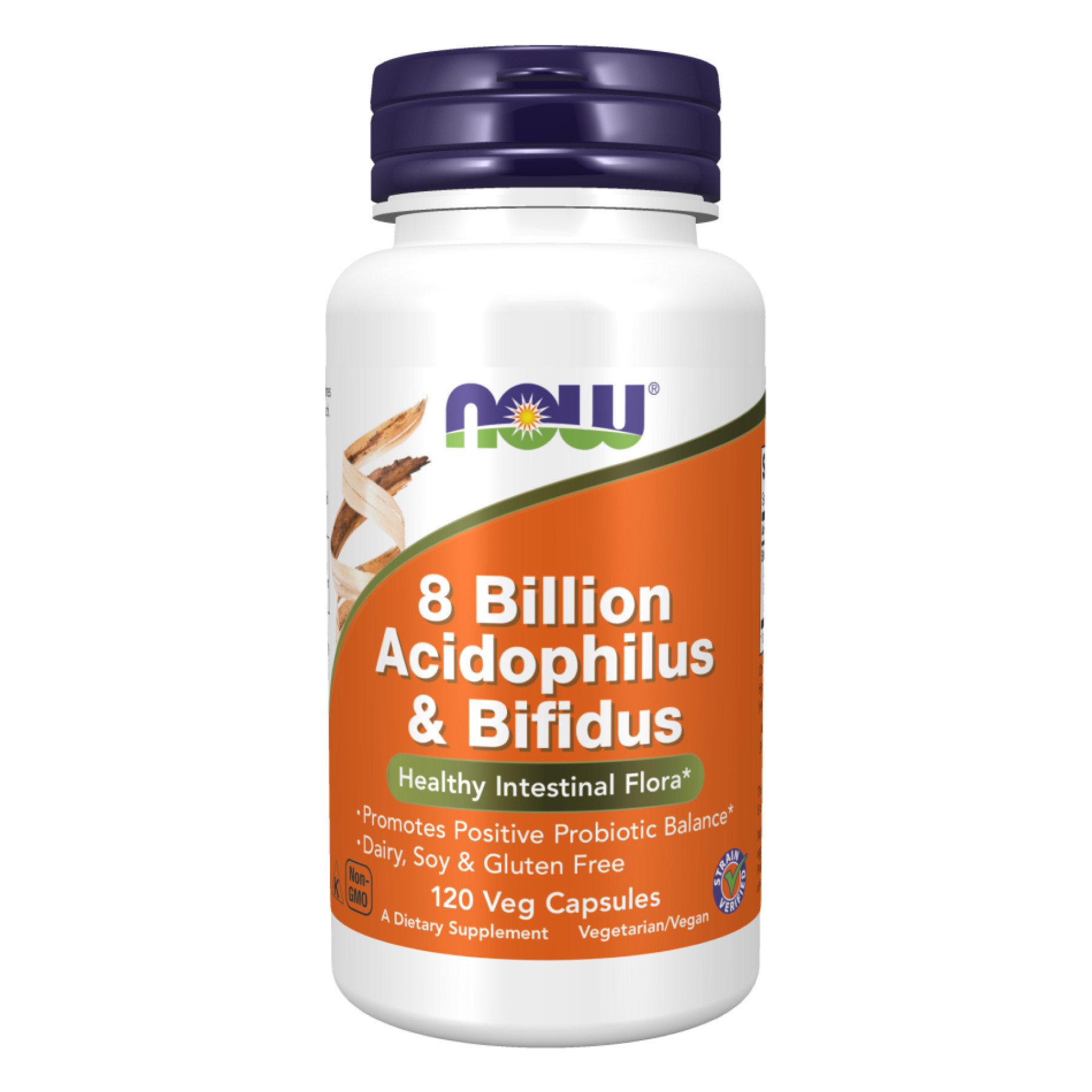 Капсули 8 Billion Acidophilus & Bifidus - 120 vcaps 2022-10-2606