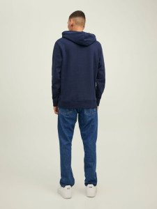 Худі JJSTAMP SWEAT HOOD 12211551-Navy Blazer Jack&Jones L Темно-синій 12211551-NAVY BLAZER