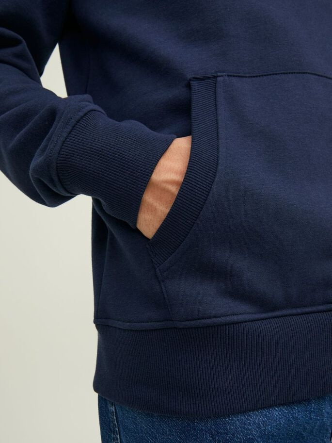 Худі JJSTAMP SWEAT HOOD 12211551-Navy Blazer Jack&Jones L Темно-синій 12211551-Navy Blazer