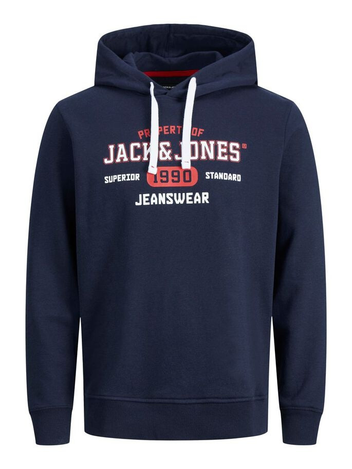 Худі JJSTAMP SWEAT HOOD 12211551-Navy Blazer Jack&Jones L Темно-синій 12211551-Navy Blazer