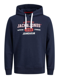 Худі JJSTAMP SWEAT HOOD 12211551-Navy Blazer Jack&Jones L Темно-синій 12211551-NAVY BLAZER