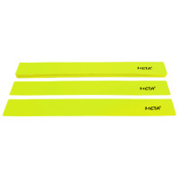 Набір плоских прямих фішок-маркерів Meta Flat Line Marker Set of 10 лимон Уні 5,5х50 см 4010100100