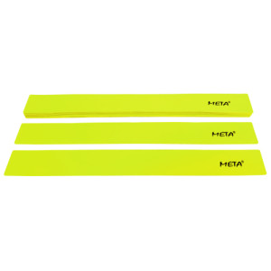 Набір плоских прямих фішок-маркерів Meta Flat Line Marker Set of 10 лимон Уні 5,5х50 см 4010100100