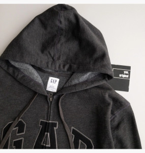 Толстовка Gap Logo Zip Hoodie Grey 218871801 L 218871801