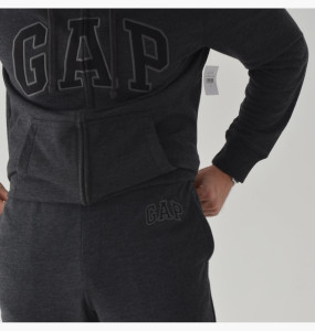 Толстовка Gap Logo Zip Hoodie Grey 218871801 L 218871801