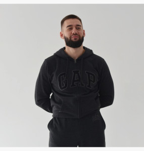 Толстовка Gap Logo Zip Hoodie Grey 218871801 L 218871801