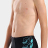 Плавки Шорти для хлопчиків Arena TALES SWIM SHORT чорний, бірюзовий 116 см 009087-508