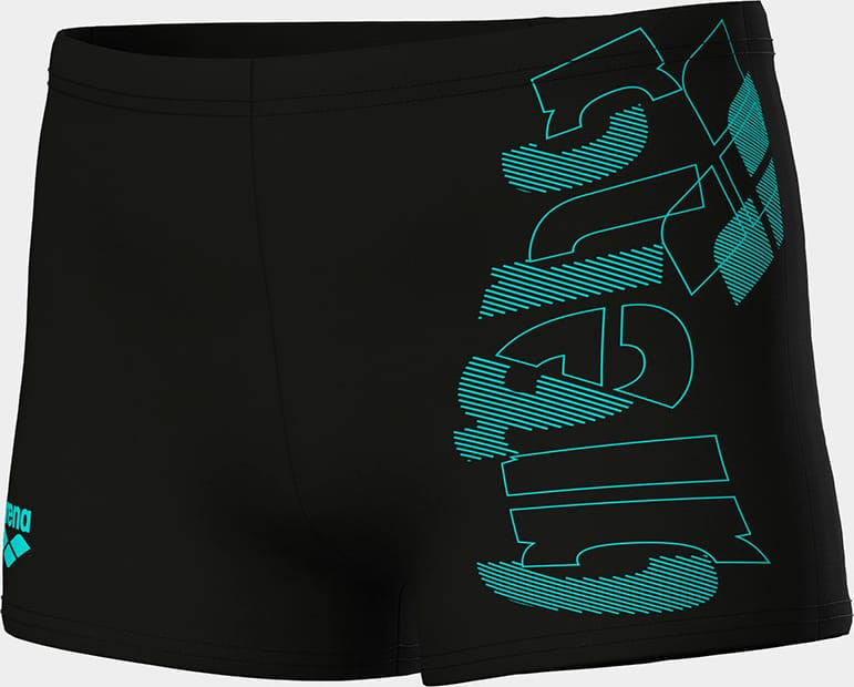 Плавки Шорти для хлопчиків Arena TALES SWIM SHORT чорний, бірюзовий 116 см 009087-508