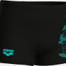 Плавки Шорти для хлопчиків Arena TALES SWIM SHORT чорний, бірюзовий 116 см 009087-508