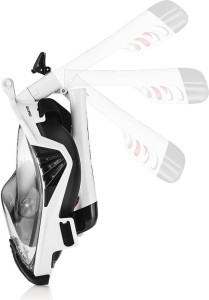 Маска Повнолицьова Aqua Speed DRIFT 7087 чорний, білий Уні S/M 249-57