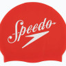 Шапочка для плавання Speedo SLOGAN PRT CAP AU червоний, білий Уні OSFM 8-0838514614